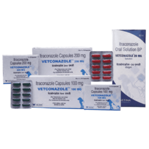 Vetconazole Itraconazole Capsule 100 200 mg oral Solution 20 mg