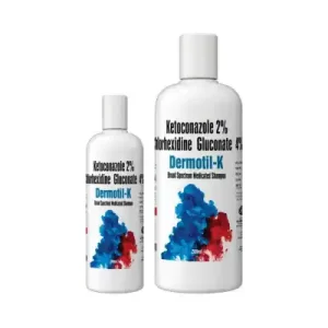 Dermotil-K Shampoo ketoconazole anti-fungal dogs cats