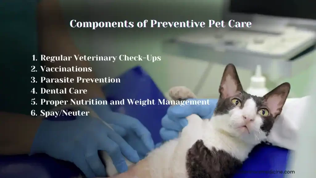 components of preventive pet care